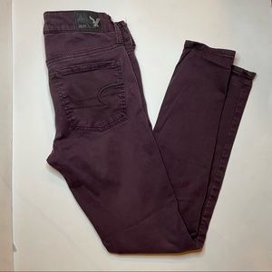 Women's Plum Skinny Jeans - American Eagle Outfitters